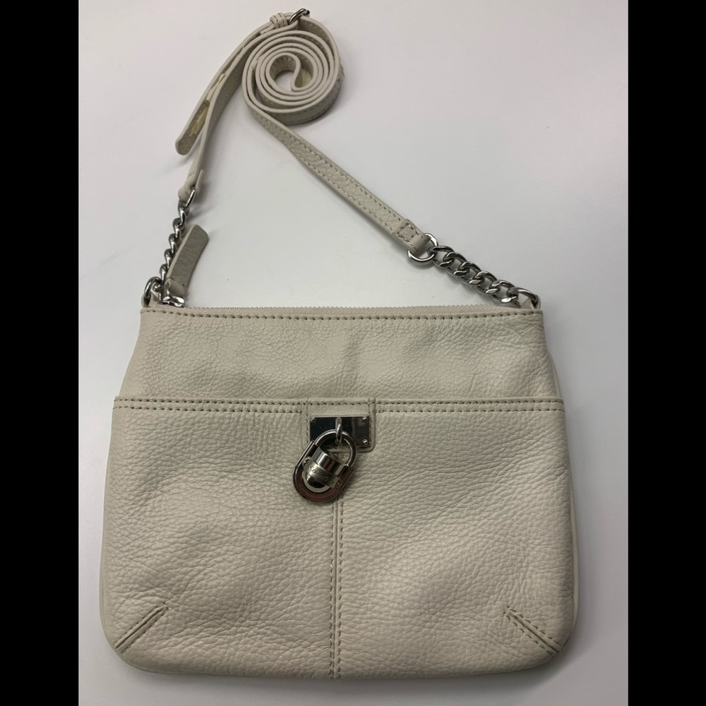 Calvin Klein Off White Locket Crossbody
